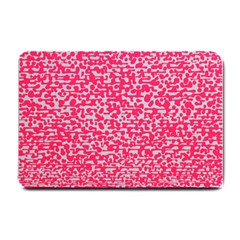 Template Deep Fluorescent Pink Small Doormat 