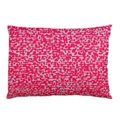 Template Deep Fluorescent Pink Pillow Case