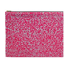 Template Deep Fluorescent Pink Cosmetic Bag (xl)