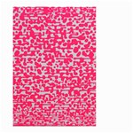 Template Deep Fluorescent Pink Small Garden Flag (Two Sides) Front