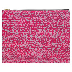 Template Deep Fluorescent Pink Cosmetic Bag (xxxl)  by Amaryn4rt