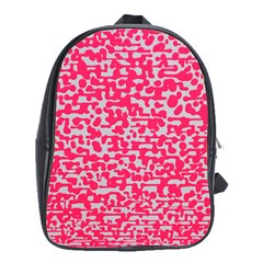 Template Deep Fluorescent Pink School Bags (xl) 