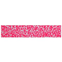 Template Deep Fluorescent Pink Flano Scarf (small)