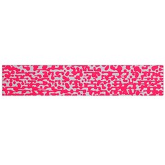 Template Deep Fluorescent Pink Flano Scarf (large)