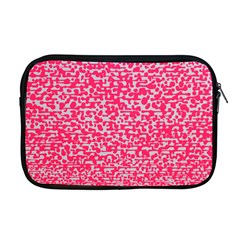 Template Deep Fluorescent Pink Apple Macbook Pro 17  Zipper Case