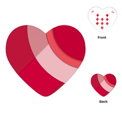 Red Material Design Playing Cards (heart)  by Amaryn4rt