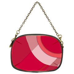 Red Material Design Chain Purses (one Side) 