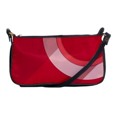 Red Material Design Shoulder Clutch Bags