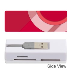 Red Material Design Memory Card Reader (stick) 