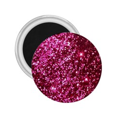 Pink Glitter 2 25  Magnets