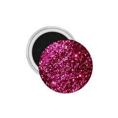 Pink Glitter 1 75  Magnets