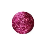 Pink Glitter Golf Ball Marker (10 pack) Front