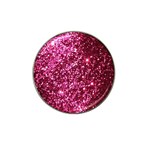 Pink Glitter Hat Clip Ball Marker (10 pack) Front