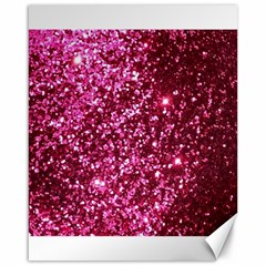 Pink Glitter Canvas 16  X 20   by Amaryn4rt