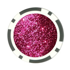 Pink Glitter Poker Chip Card Guard (10 Pack) by Amaryn4rt