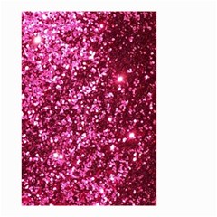 Pink Glitter Small Garden Flag (two Sides)