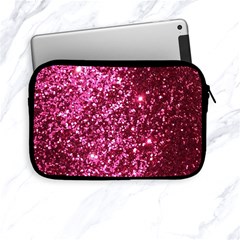 Pink Glitter Apple Ipad Mini Zipper Cases