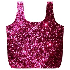 Pink Glitter Full Print Recycle Bags (l)  by Amaryn4rt