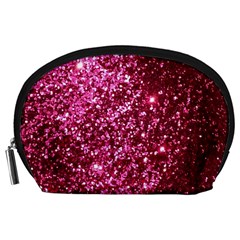 Pink Glitter Accessory Pouches (large) 