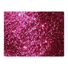 Pink Glitter Double Sided Flano Blanket (mini) 