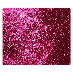 Pink Glitter Double Sided Flano Blanket (small)  by Amaryn4rt