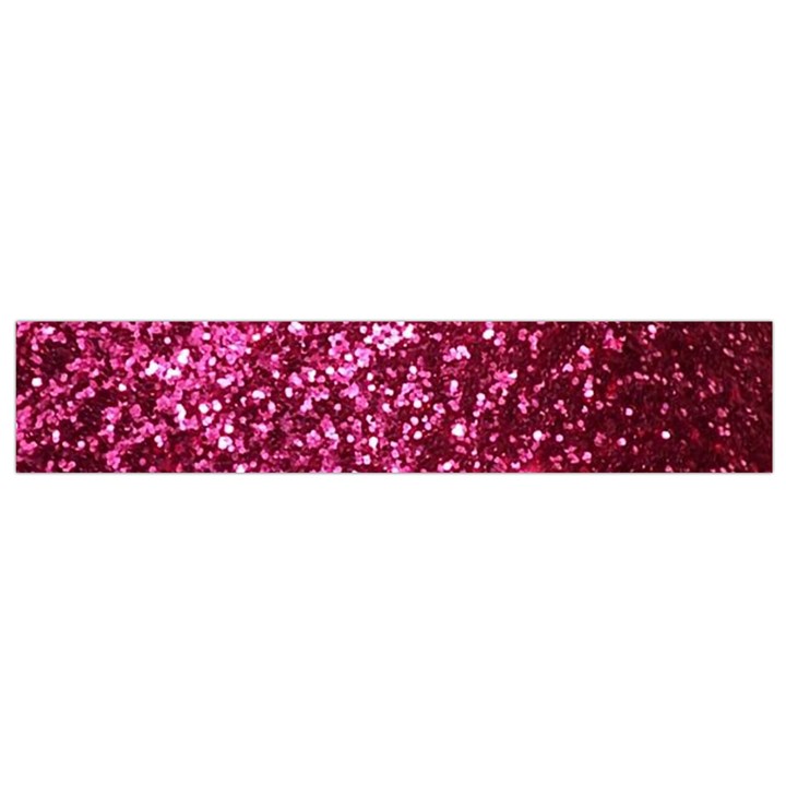 Pink Glitter Flano Scarf (Small)