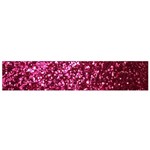 Pink Glitter Flano Scarf (Small) Back