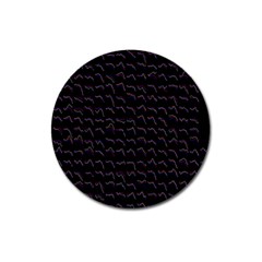 Smooth Color Pattern Magnet 3  (round)