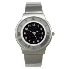 Smooth Color Pattern Stainless Steel Watch by Amaryn4rt