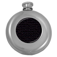 Smooth Color Pattern Round Hip Flask (5 Oz)