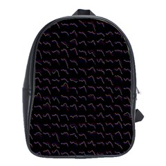 Smooth Color Pattern School Bags(large) 