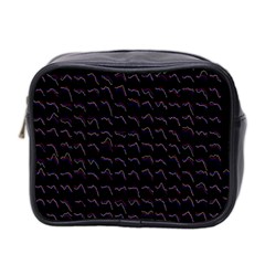 Smooth Color Pattern Mini Toiletries Bag 2-side