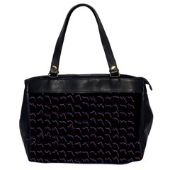 Smooth Color Pattern Office Handbags (2 Sides) 