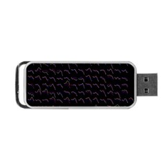 Smooth Color Pattern Portable Usb Flash (one Side)