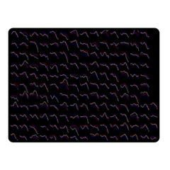 Smooth Color Pattern Double Sided Fleece Blanket (small) 