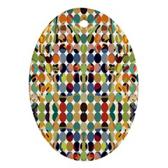 Retro Pattern Abstract Ornament (oval)