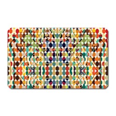 Retro Pattern Abstract Magnet (rectangular)