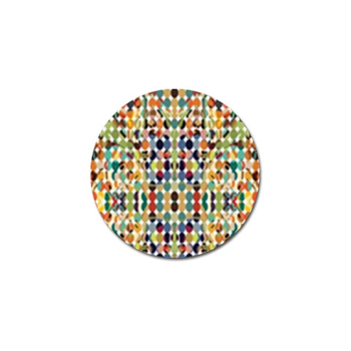 Retro Pattern Abstract Golf Ball Marker