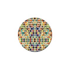 Retro Pattern Abstract Golf Ball Marker (10 Pack)