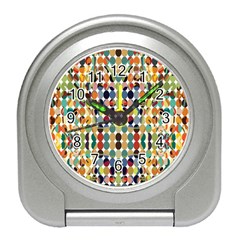 Retro Pattern Abstract Travel Alarm Clocks