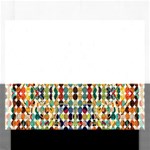 Retro Pattern Abstract Rectangular Jigsaw Puzzl Front