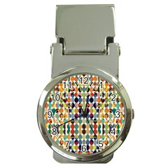 Retro Pattern Abstract Money Clip Watches