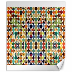 Retro Pattern Abstract Canvas 20  X 24  