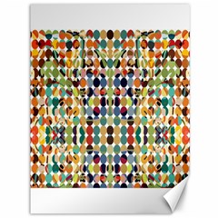 Retro Pattern Abstract Canvas 36  X 48  