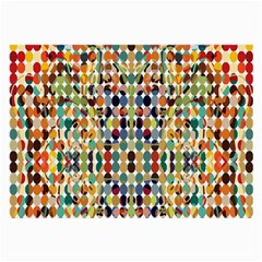 Retro Pattern Abstract Large Glasses Cloth