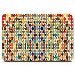 Retro Pattern Abstract Large Doormat 