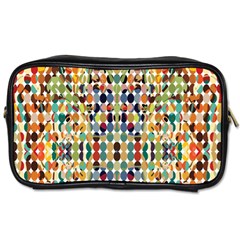 Retro Pattern Abstract Toiletries Bags