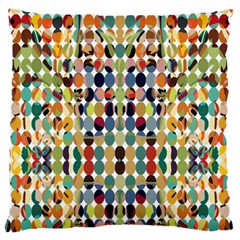 Retro Pattern Abstract Large Cushion Case (one Side)