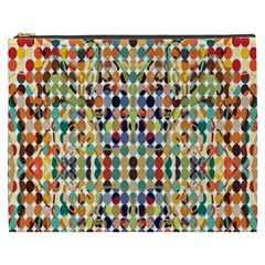 Retro Pattern Abstract Cosmetic Bag (xxxl) 