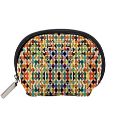 Retro Pattern Abstract Accessory Pouches (small) 